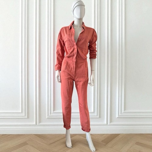 Hush washed coral cotton