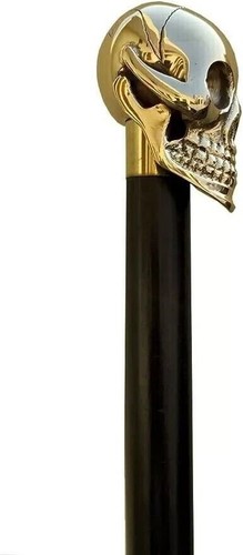 Wolf head walking cane stick - wolf,