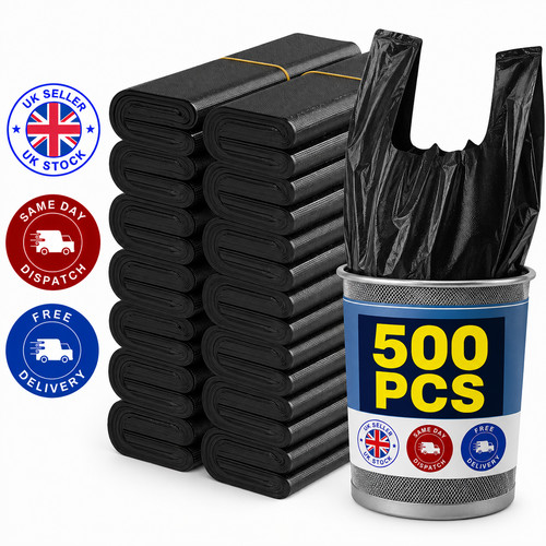500pcs trash bags small - 500pcs,