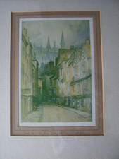 Vintage framed and signed