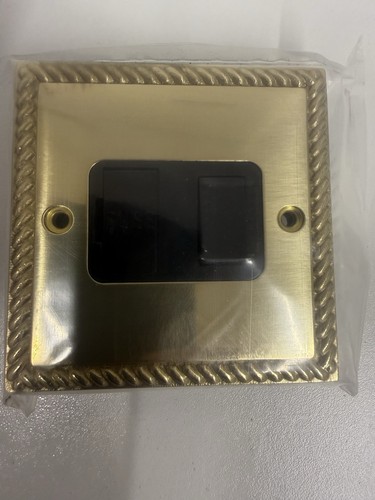 Georgian brass switched - switched, fuse