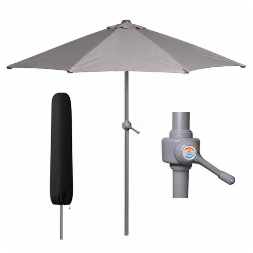 Garden parasol grey - 1.9m,