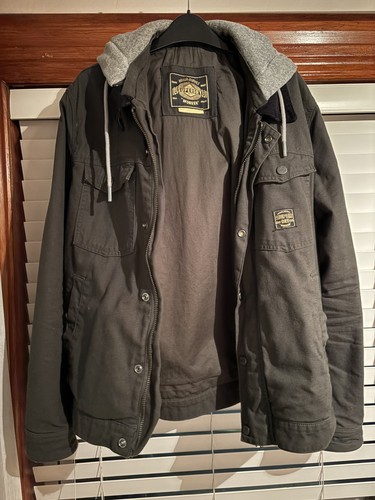 Superdry worker jacket green - worker,
