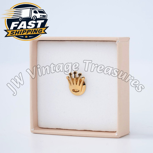 Rolex pin brooch steel gold - pin,