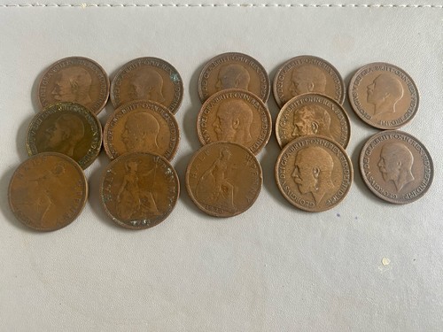 Half penny 1920 english - half,