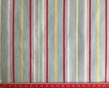 Used 49cm x 49cm Square Cath Kidston Cheshire Stripe Duck Egg Lightweight Cotton