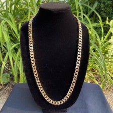 Gold Chain 14k Gold Cuban 30in