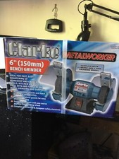 clarke metal worker CBG6RP 6" (150mm) bench grinder )new
