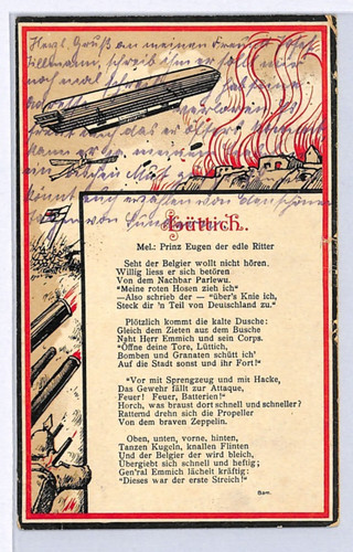 Germany ww1 zeppelin postcard - germany,