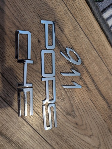 Porsche 911 badge lettering - porsche,