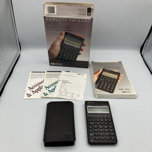 27s scientific calculator - hp-27s,