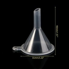 10x Mini Plastic Funnel Oil
