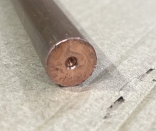 Solid Copper Rod 12.7mm 1/2 In