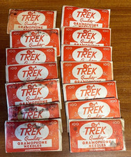 Job Lot 14x Trek Gramophone Needles Packs (100 Each) Vintage – Some Rust