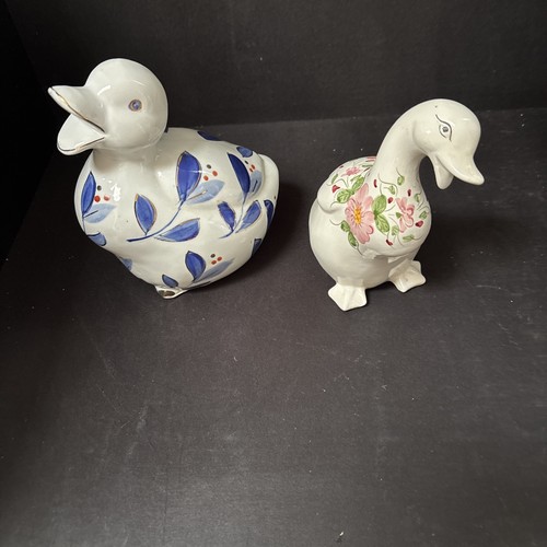 Two ceramic duck - two,
