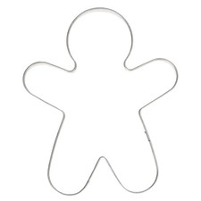 Gingerbread Man Christmas cookie biscuit cake cutter  wilton metal 9.3cm