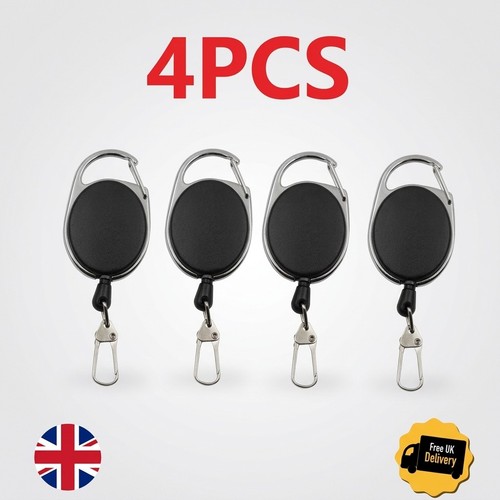 Retractable key chain card - retractable,