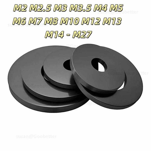 Black nbr rubber washers - black,