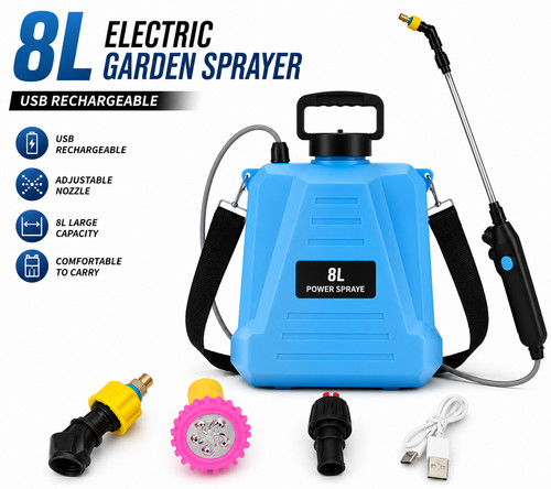 Electric garden sprayer - 8l,