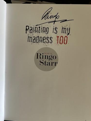 Signed ringo starr painting - signed, is