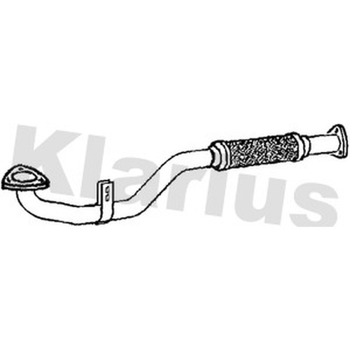 Exhaust front down - exhaust, pipe