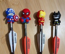 Scalded Cat Archery Super Heroes X 4 Spare Arrow Toppers Target  Gift Free p&p