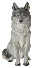 Exclusive-Sitting Wolf Resin