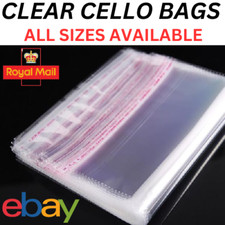 Clear cello bags - clear,