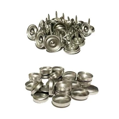 Serrated upholstery nail - serrated,