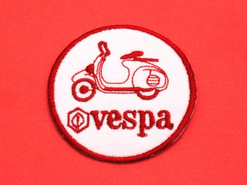 Vespa scooter patch - scooter, iron