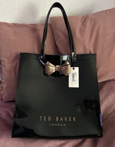 Ted baker large black icon - ted,