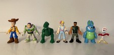 Toy Story Imaginext Collectible x 7 Figures Bundle Buzz Woody Bo Peep Forky Rex