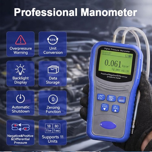 Digital manometer hvac - digital,