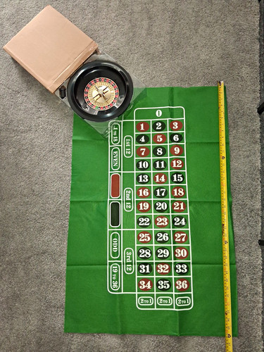 Casino roulette wheel set - casino,