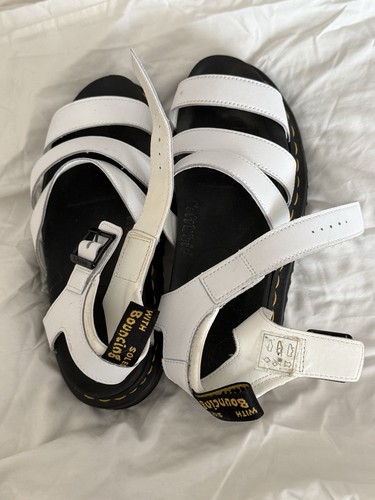 Martens white leather - martens,