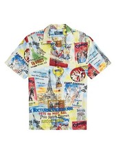 POLO RALPH LAUREN GRAPHIC PRINTED HOLIDAY SHIRT SIZE XXXL