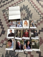 Eastenders Signed Cast Cards Butchers Fowler BBC Soap Opera Genuine Signed
