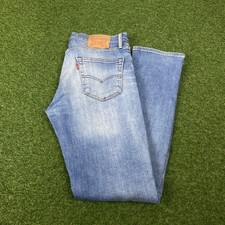 LEVI'S 511 Mens Jeans Blue Regular Skinny Denim Medium W32 L32 Classic Style