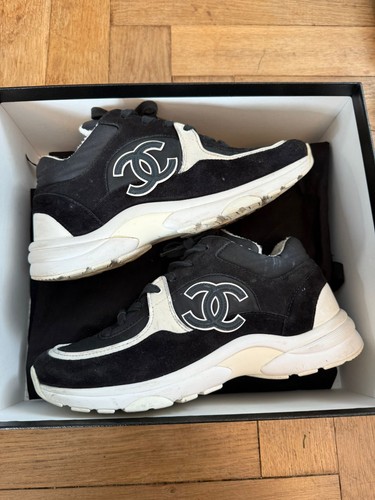 Chanel trainers black - chanel,
