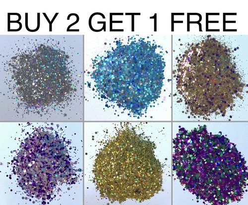 100g chunky holographic - 100g,