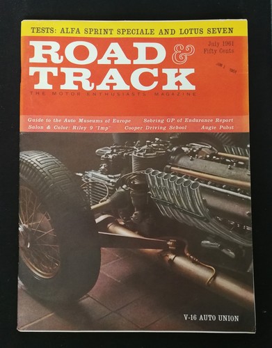 Road track magazine july - &,