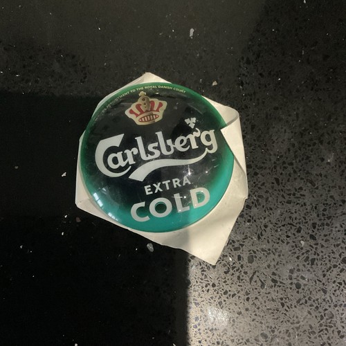 Carlsberg round fisheye badge - carlsberg,
