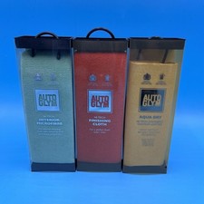 Auto Glym Hi-Tech Interior Microfibre, Finish Cloth & Aqua Dry Chamois Leather