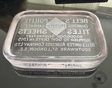 1915 Glass Advertising Paper