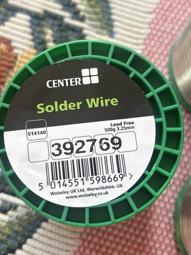 Center lead free solder - lead, wire