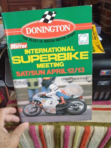 Donington superbike programme - donington,