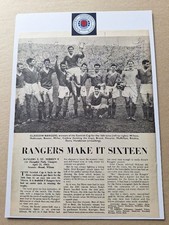 RANGERS 1962 SCOTTISH CUP