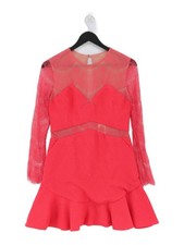 Three floor A-Line Midi Dress UK14 in Pink