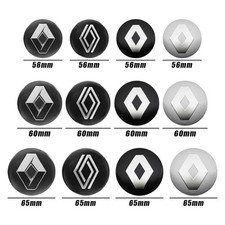 4Pcs 56mm 60mm 65mm Car Wheel Center Hub Cap Badge Emblem Sticker For Renault