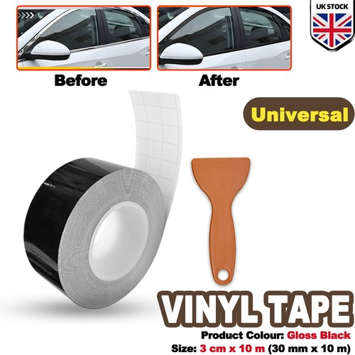 Gloss black chroming vinyl - de-chroming,